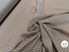 TISSU CRÊPE DE VISCOSE IMPRIMÉ MINI POIS BLEU TANGO PERLE BEIGE - My Little Coupon