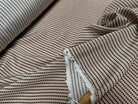 TISSU CRÊPE DE VISCOSE IMPRIMÉ MINI POIS BLEU TANGO PERLE BEIGE - My Little Coupon