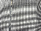 TISSU DE COTON CARREAUX NOIR ET BLANC MSO