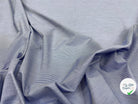 TISSU DE COTON CHEMISE FINE RAYURE BLEU CIEL MSO