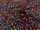 TISSU FLUIDE IMPIRMÉ PISTILLES DE COULEURS MLC INTERN