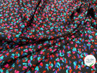 TISSU FLUIDE IMPIRMÉ PISTILLES MULTICOLORES MLC INTERN