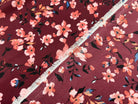 TISSU FLUIDE IMPRIMÉ FLEURS D'AUTOMNE - My Little Coupon - tissu - coudre