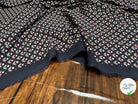 TISSU FLUIDE NAVY A MOTIFS GÉOMÉTRIQUES - My Little Coupon