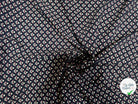 TISSU FLUIDE NAVY A MOTIFS GÉOMÉTRIQUES - My Little Coupon
