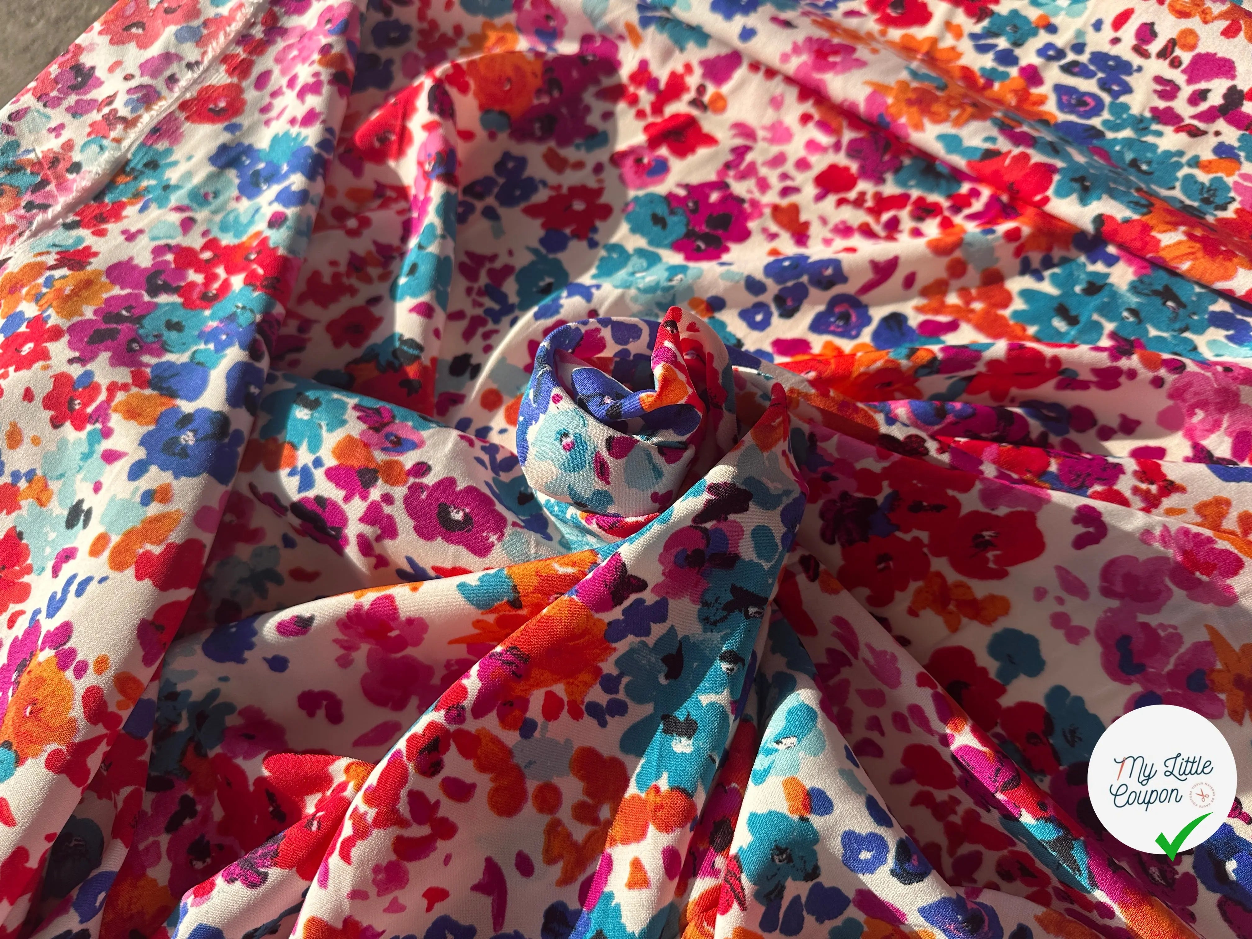 TISSU FLUIDE TOUCHER PEAU DE PÊCHE BOUFFÉE DE PRINTEMPS MLC INTERN