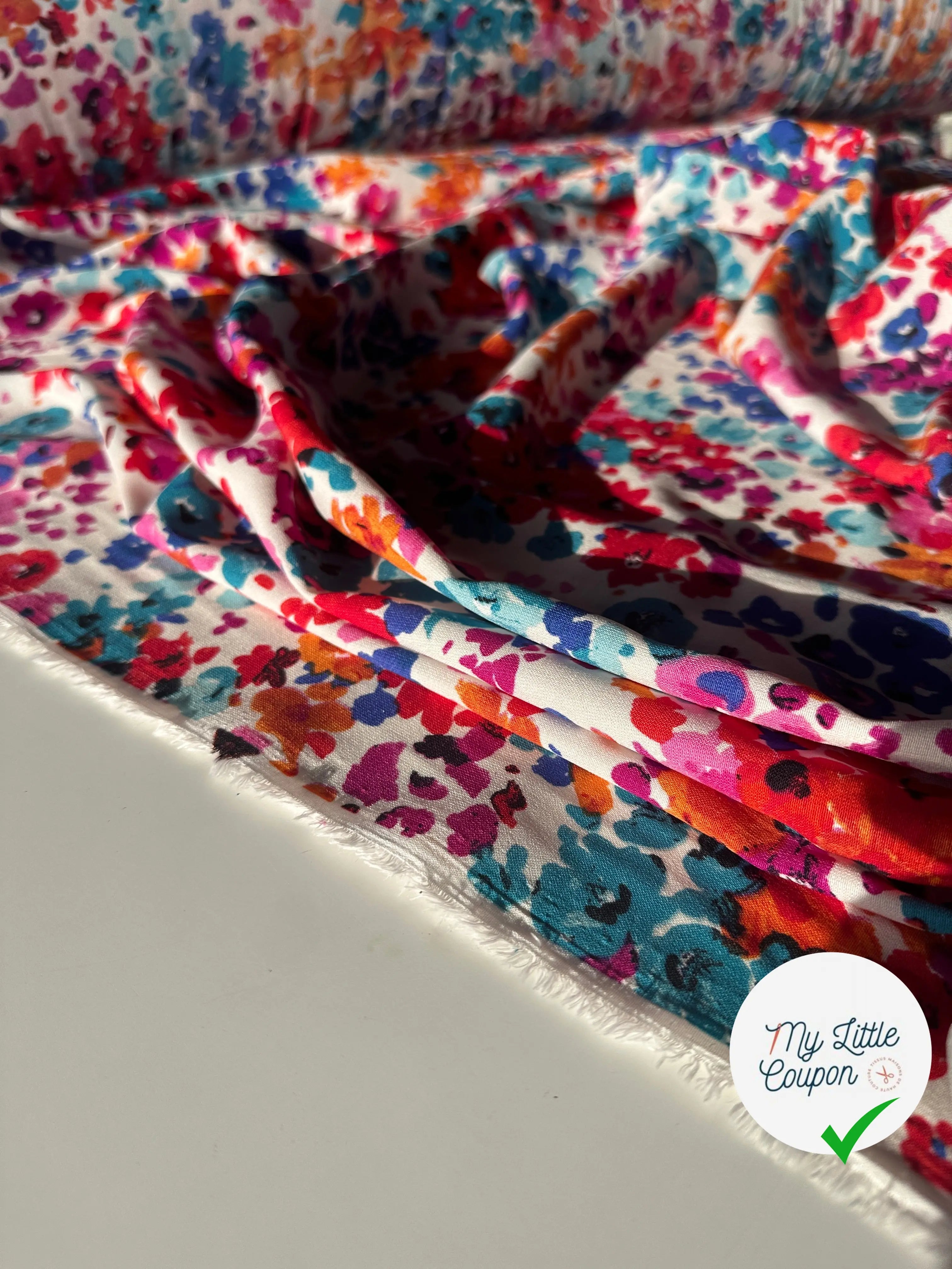 TISSU FLUIDE TOUCHER PEAU DE PÊCHE BOUFFÉE DE PRINTEMPS MLC INTERN