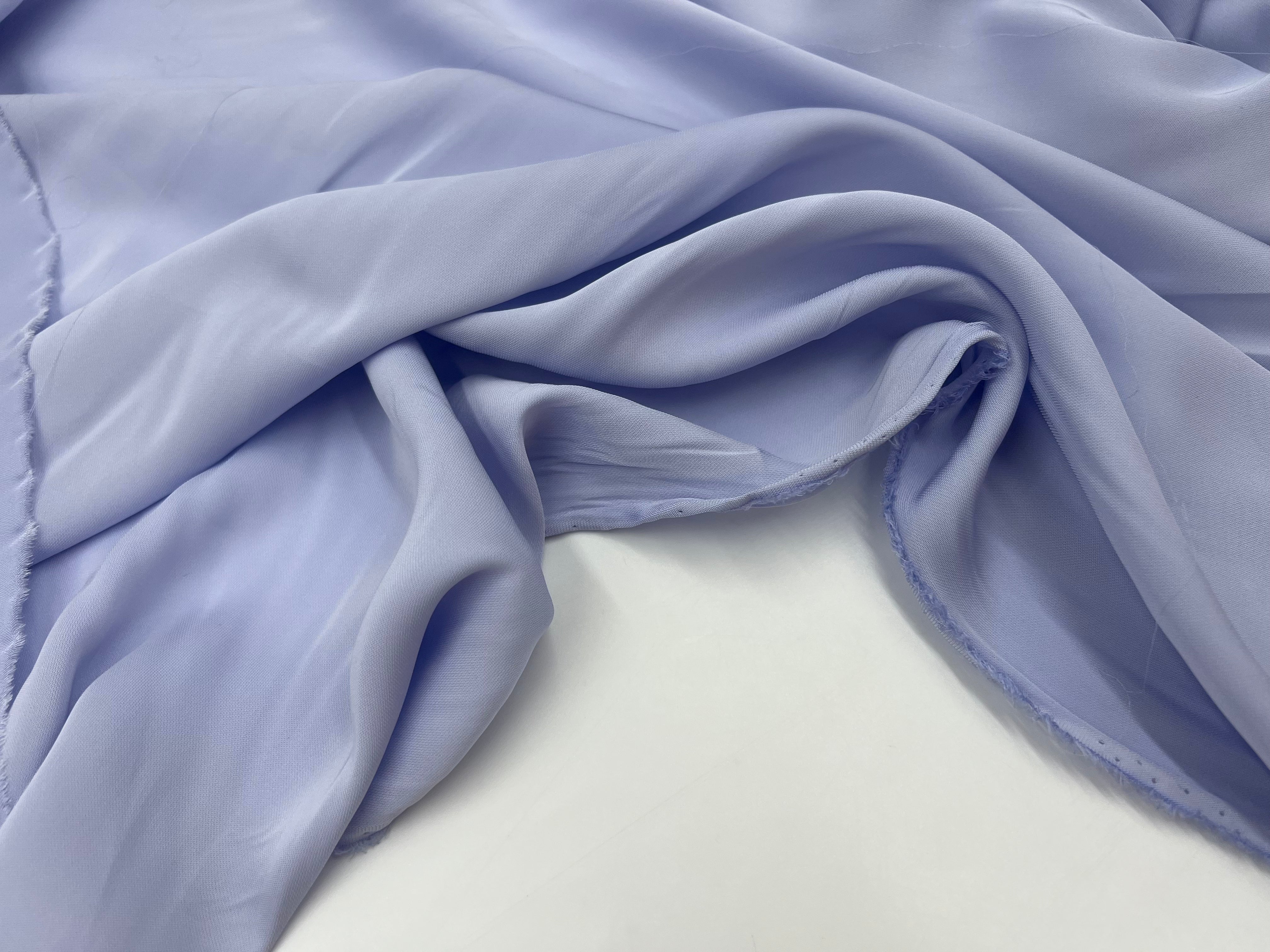 TISSU FLUIDE VISCOSE ET SOIE GHOST LILAS MSO