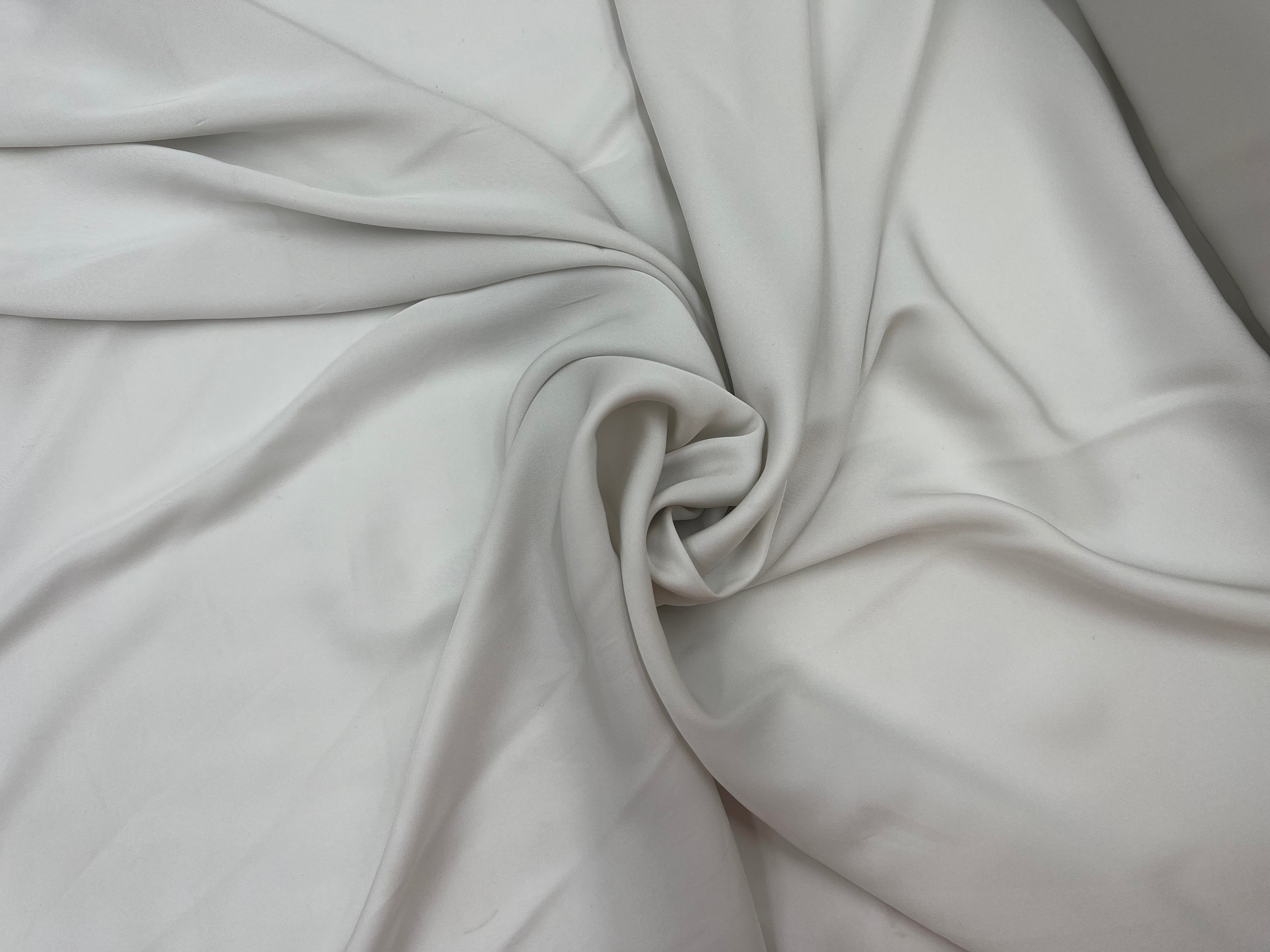 TISSU FLUIDE VISCOSE ET SOIE OYSTER GREY MSO