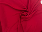 TISSU FLUIDE VISCOSE ET SOIE ROUGE CARMIN MSO