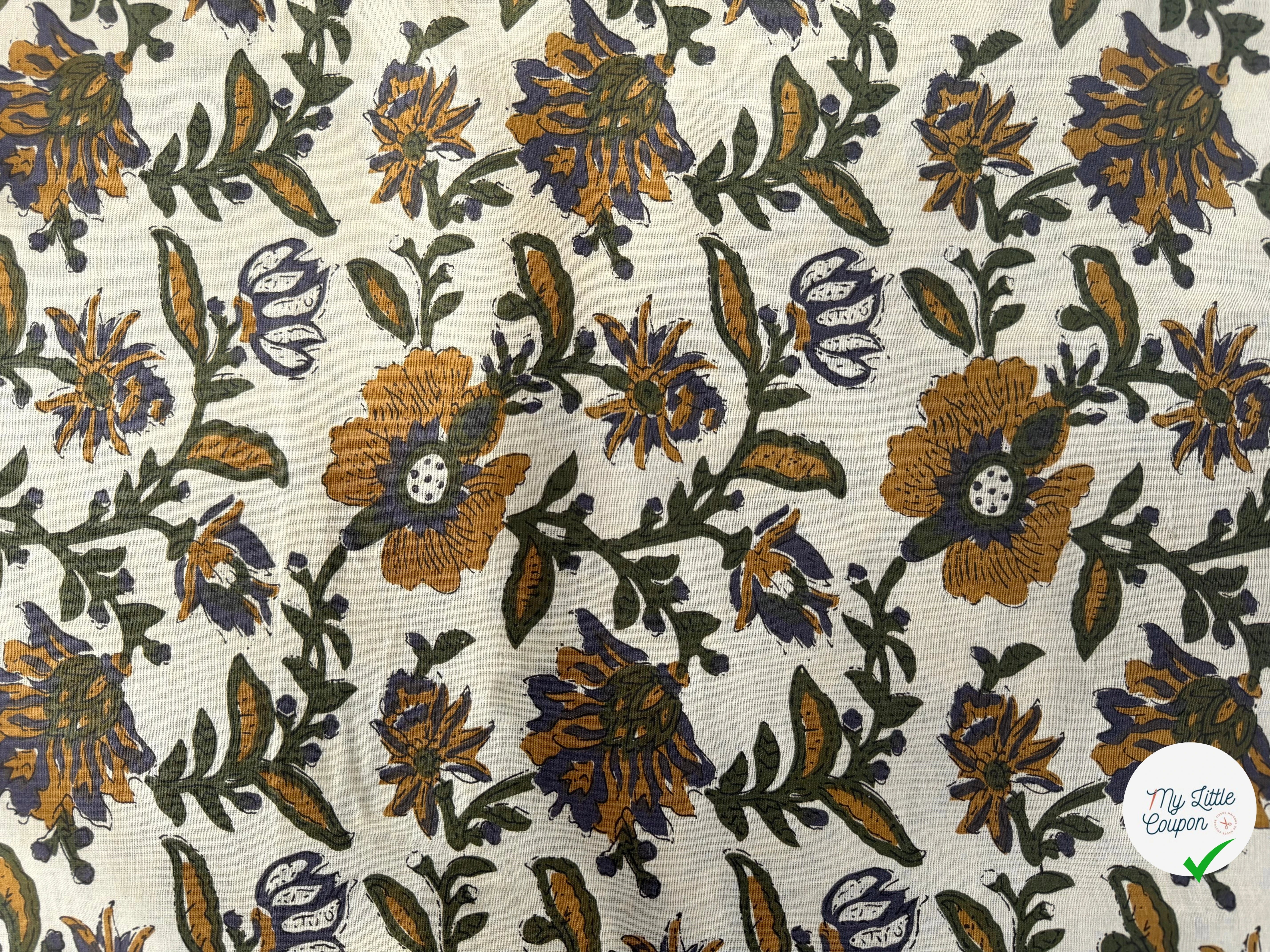 TISSU INDIEN ESPRIT LIN 3 - My Little Coupon