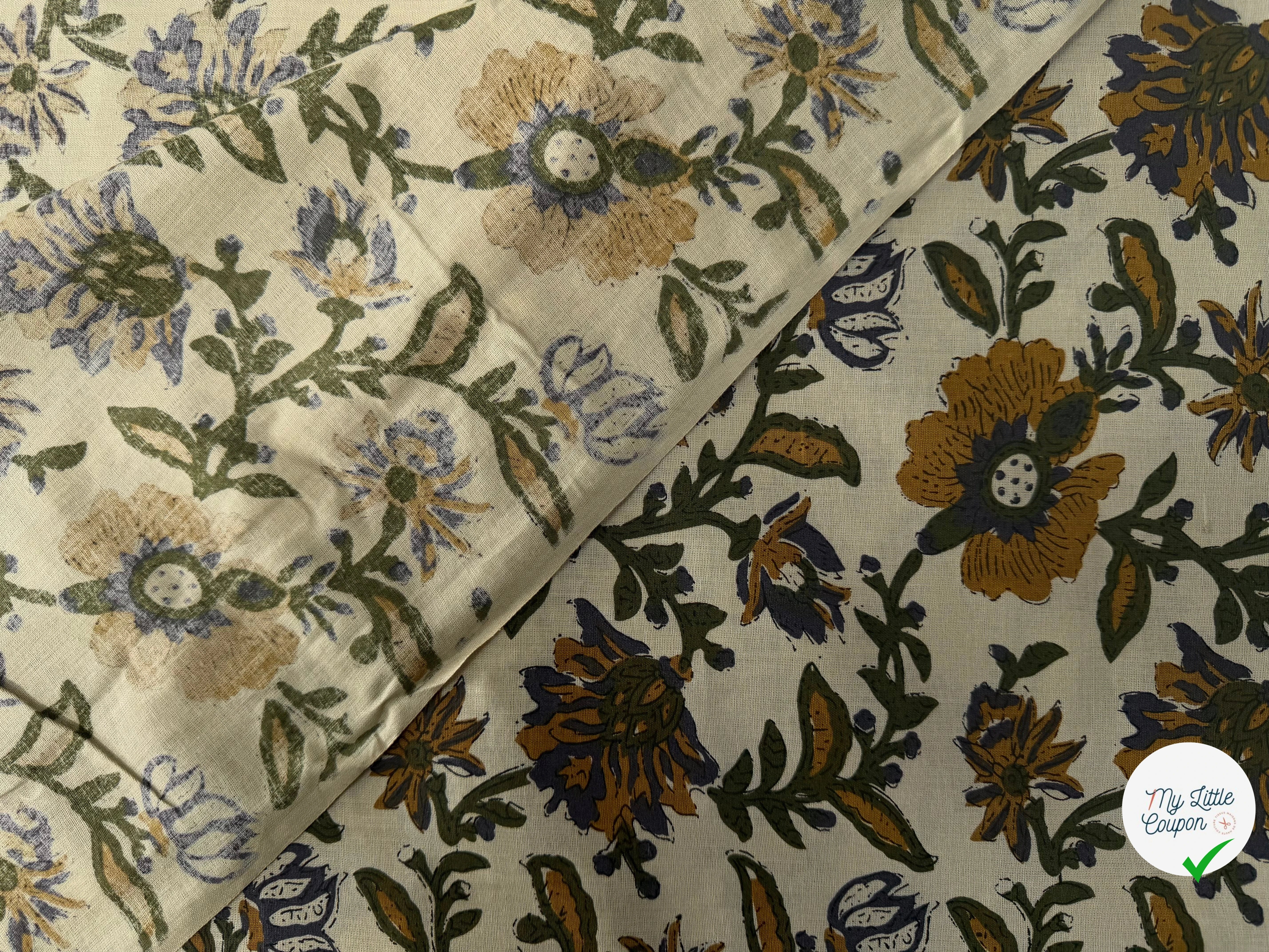 TISSU INDIEN ESPRIT LIN 3 - My Little Coupon