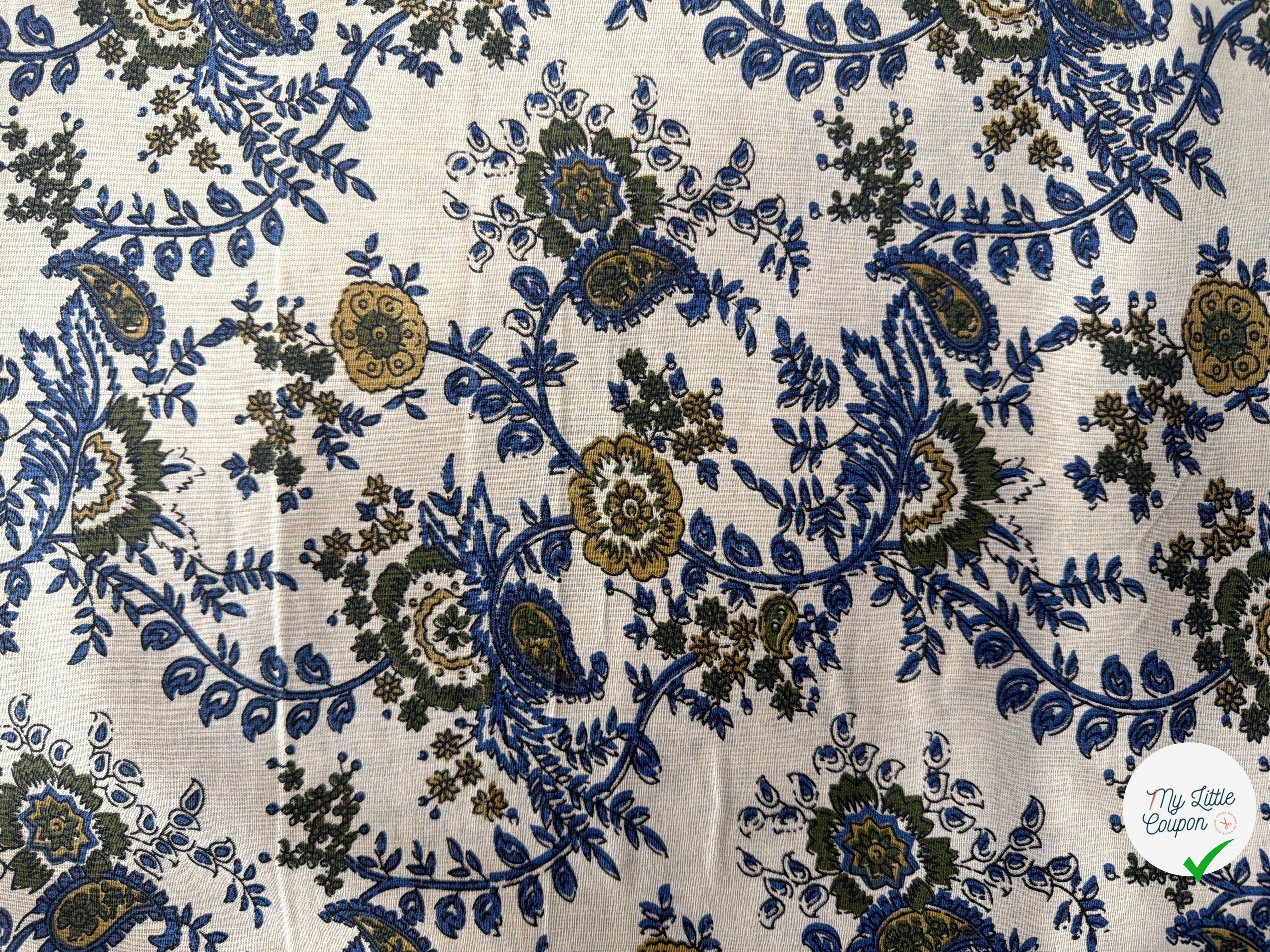TISSU INDIEN ESPRIT LIN 4 - My Little Coupon