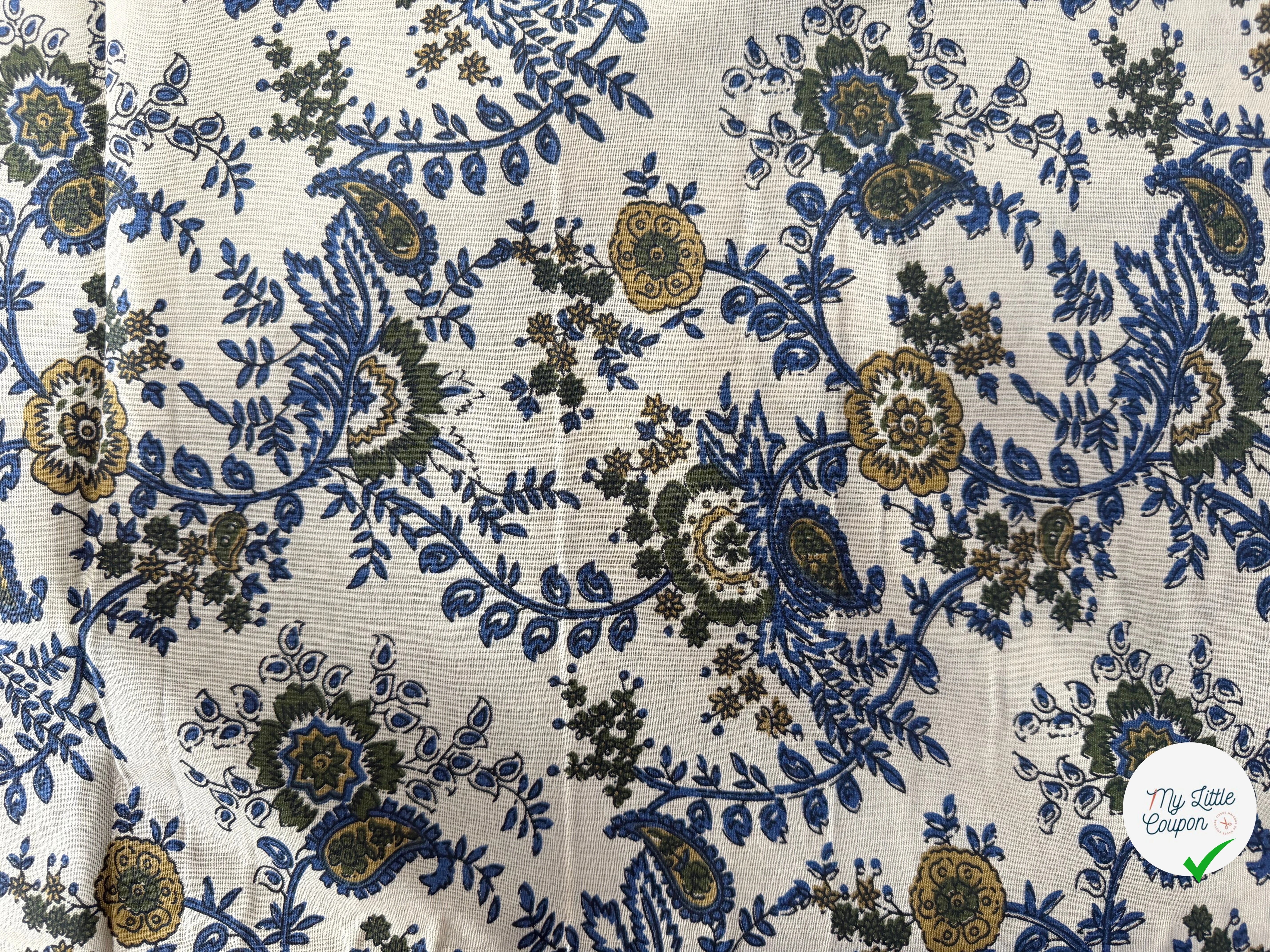TISSU INDIEN ESPRIT LIN 4 - My Little Coupon