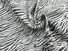TISSU JACQUARD MOTIF ZÈBRE BLANC ET NOIR - coupon de 3 mètres - My Little Coupon - tissu - coudre