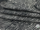 TISSU JACQUARD MOTIF ZÈBRE NOIR ET BLANC - coupon de 3 mètres - My Little Coupon - tissu - coudre
