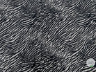 TISSU JACQUARD MOTIF ZÈBRE NOIR ET BLANC - coupon de 3 mètres - My Little Coupon - tissu - coudre