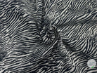 TISSU JACQUARD MOTIF ZÈBRE NOIR ET BLANC - coupon de 3 mètres - My Little Coupon - tissu - coudre