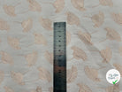 TISSU JACQUARD REVERSIBLE FLEURS CUIVRÉES - My Little Coupon - tissu - coudre