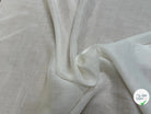 TISSU LIN VISCOSE LEGER BLANC CASSÉ - My Little Coupon