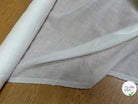 TISSU LIN VISCOSE LEGER BLANC CASSÉ - My Little Coupon