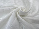 TISSU MATELASSÉ BLANC CASSÉ GROS LOSANGES MLC INTERN