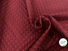 TISSU MATELASSÉ BOURGOGNE DOUDOUNE CHIC MATELASSAGE FRANÇAIS SIMPLE FACE MLC INTERN