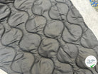 TISSU MATELASSÉ BUBBLE DESSUS DOUBLURE NOIR DESSOUS MATELASSAGE FRANÇAIS MLC INTERN