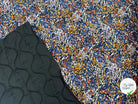 TISSU MATELASSÉ BUBBLE DESSUS DOUBLURE NOIR DESSOUS MATELASSAGE FRANÇAIS MLC INTERN