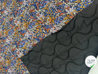 TISSU MATELASSÉ BUBBLE DESSUS DOUBLURE NOIR DESSOUS MATELASSAGE FRANÇAIS MLC INTERN