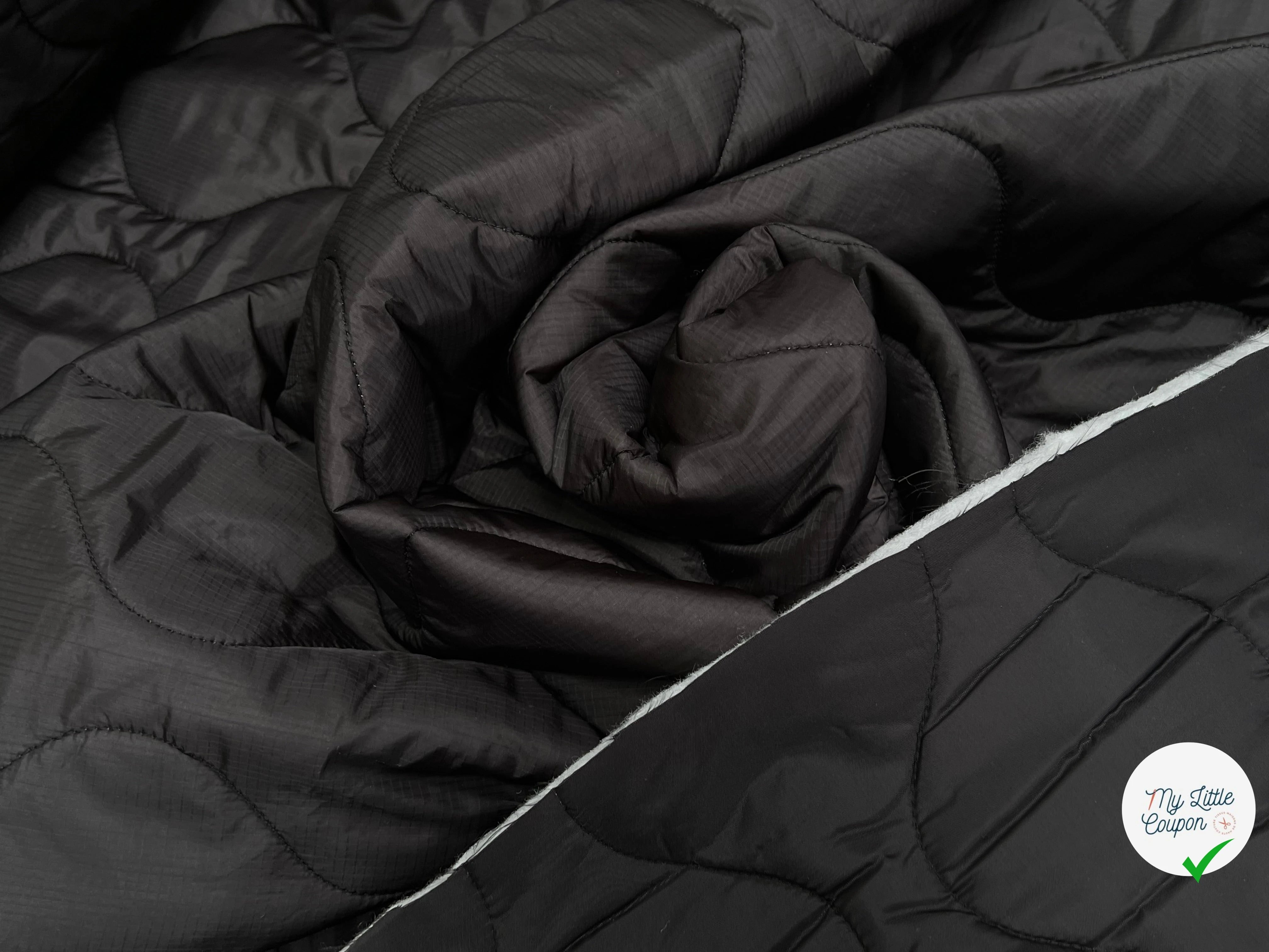 TISSU MATELASSÉ DOUBLE FACE DOUX TOUCHER GRIS ARGENTÉ LOSANGE - My Little Coupon