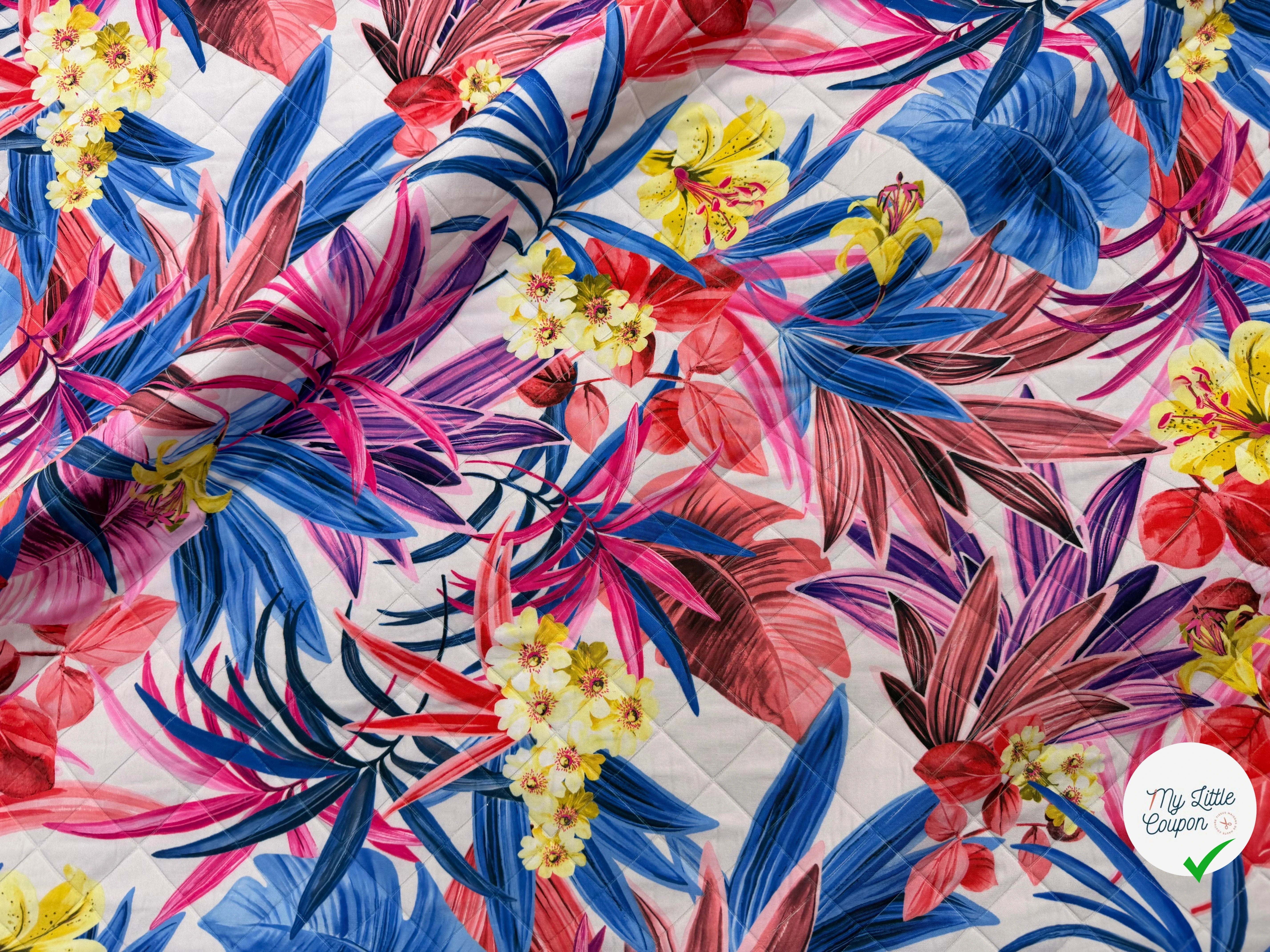 TISSU MATELASSÉ SIMPLE FACE IMPRIMÉ 1 - My Little Coupon