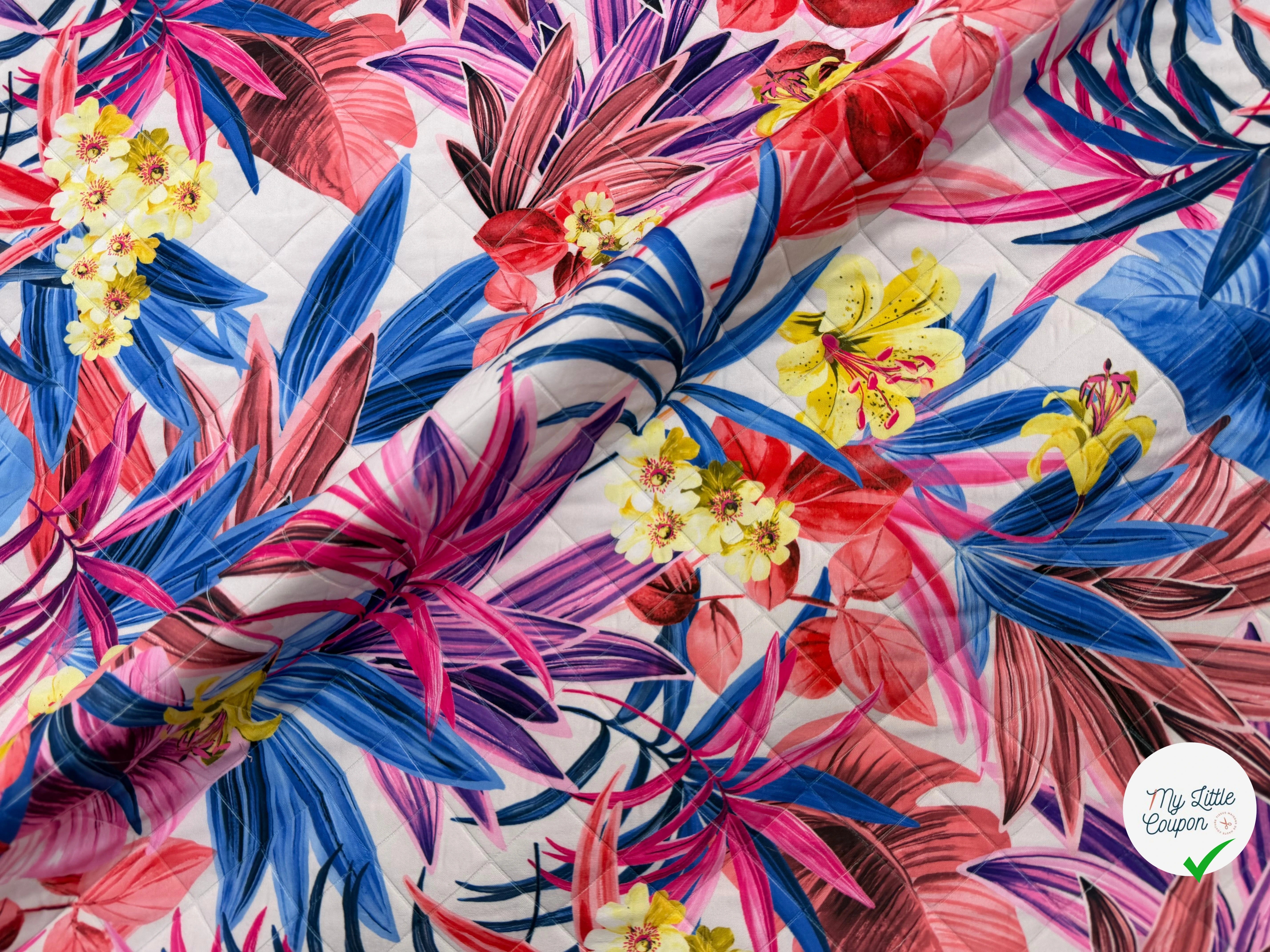 TISSU MATELASSÉ SIMPLE FACE IMPRIMÉ 1 - My Little Coupon