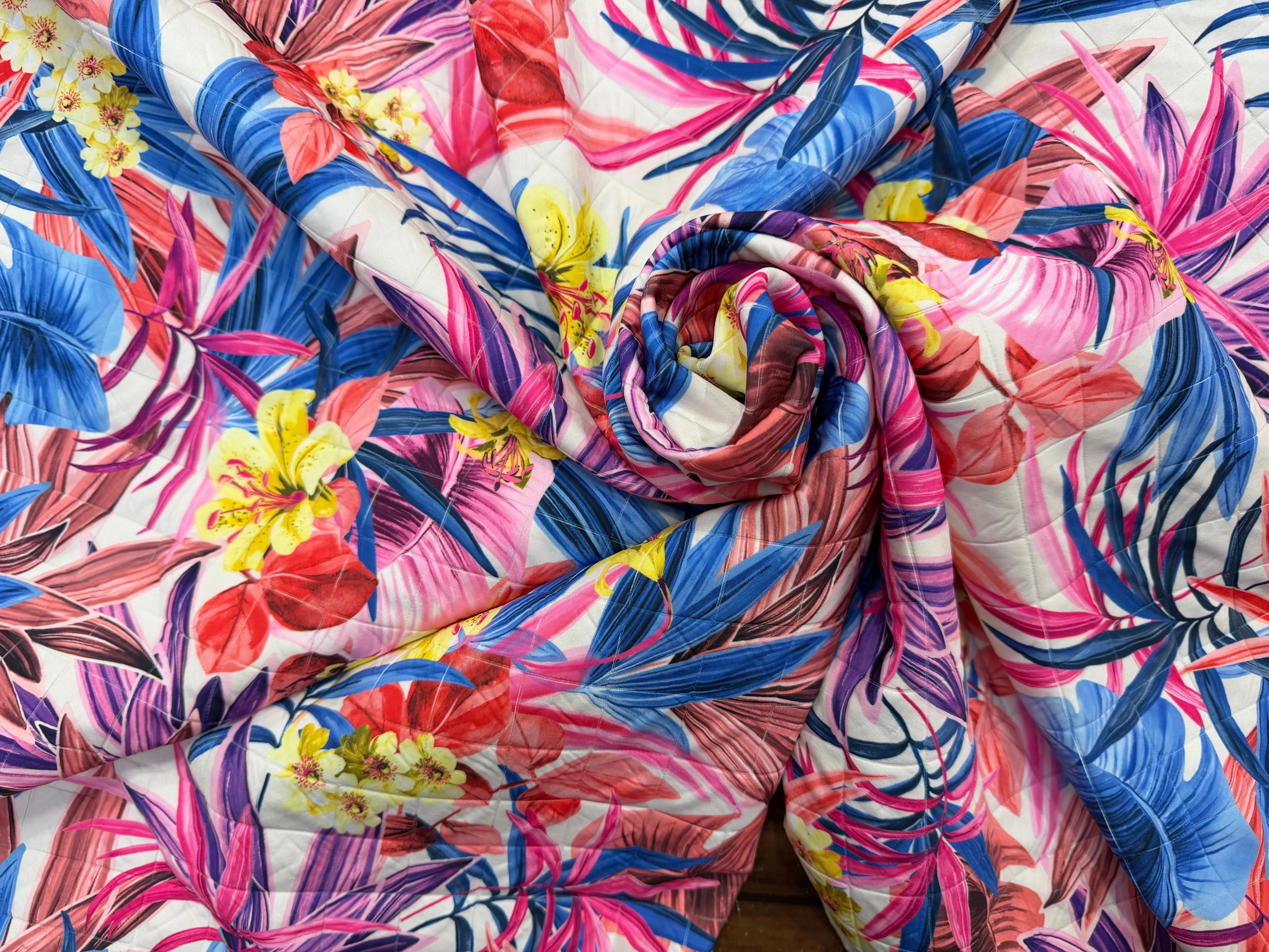 TISSU MATELASSÉ SIMPLE FACE IMPRIMÉ 1 - My Little Coupon