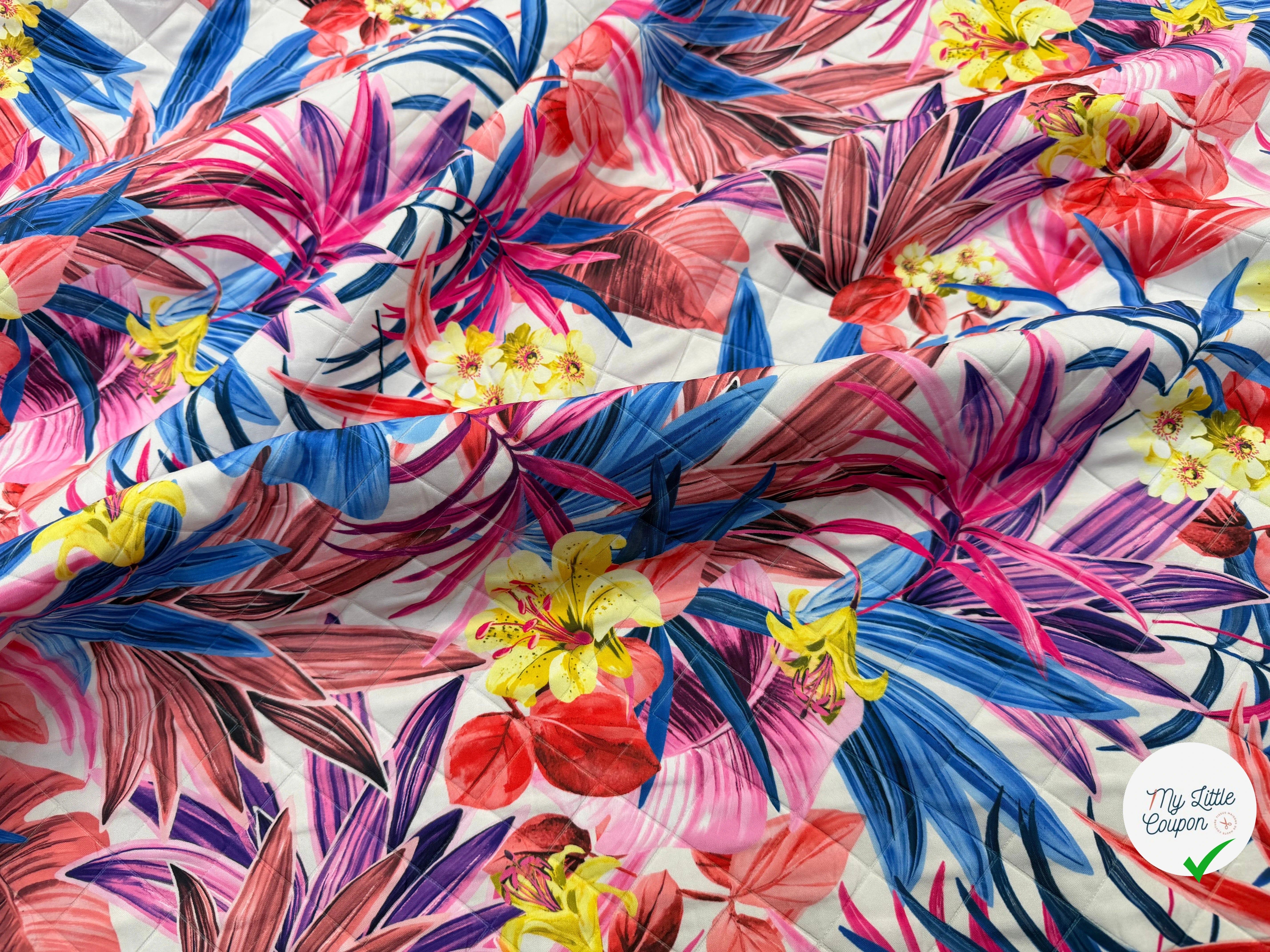 TISSU MATELASSÉ SIMPLE FACE IMPRIMÉ 1 - My Little Coupon