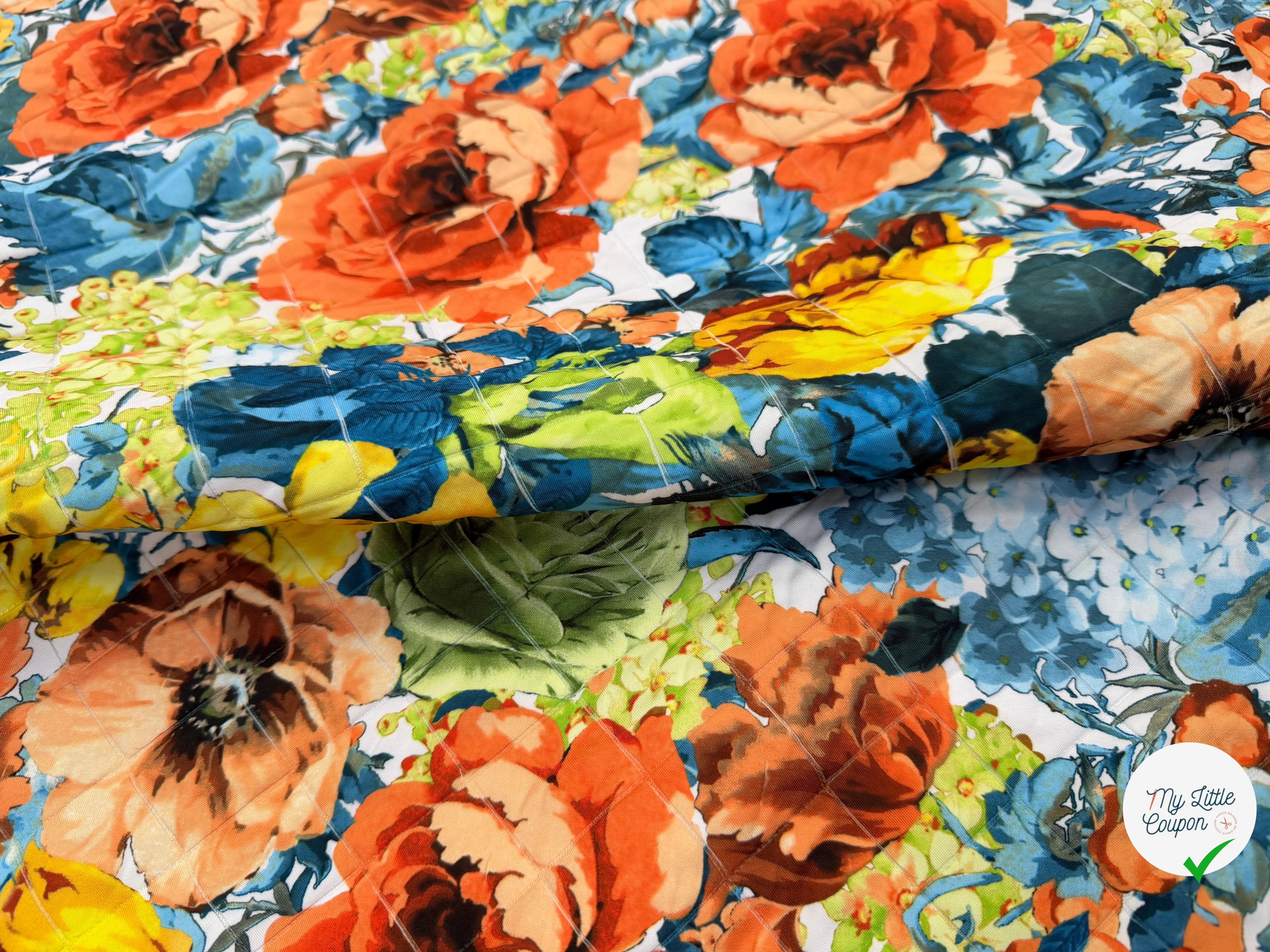 TISSU MATELASSÉ SIMPLE FACE IMPRIMÉ 3 - My Little Coupon