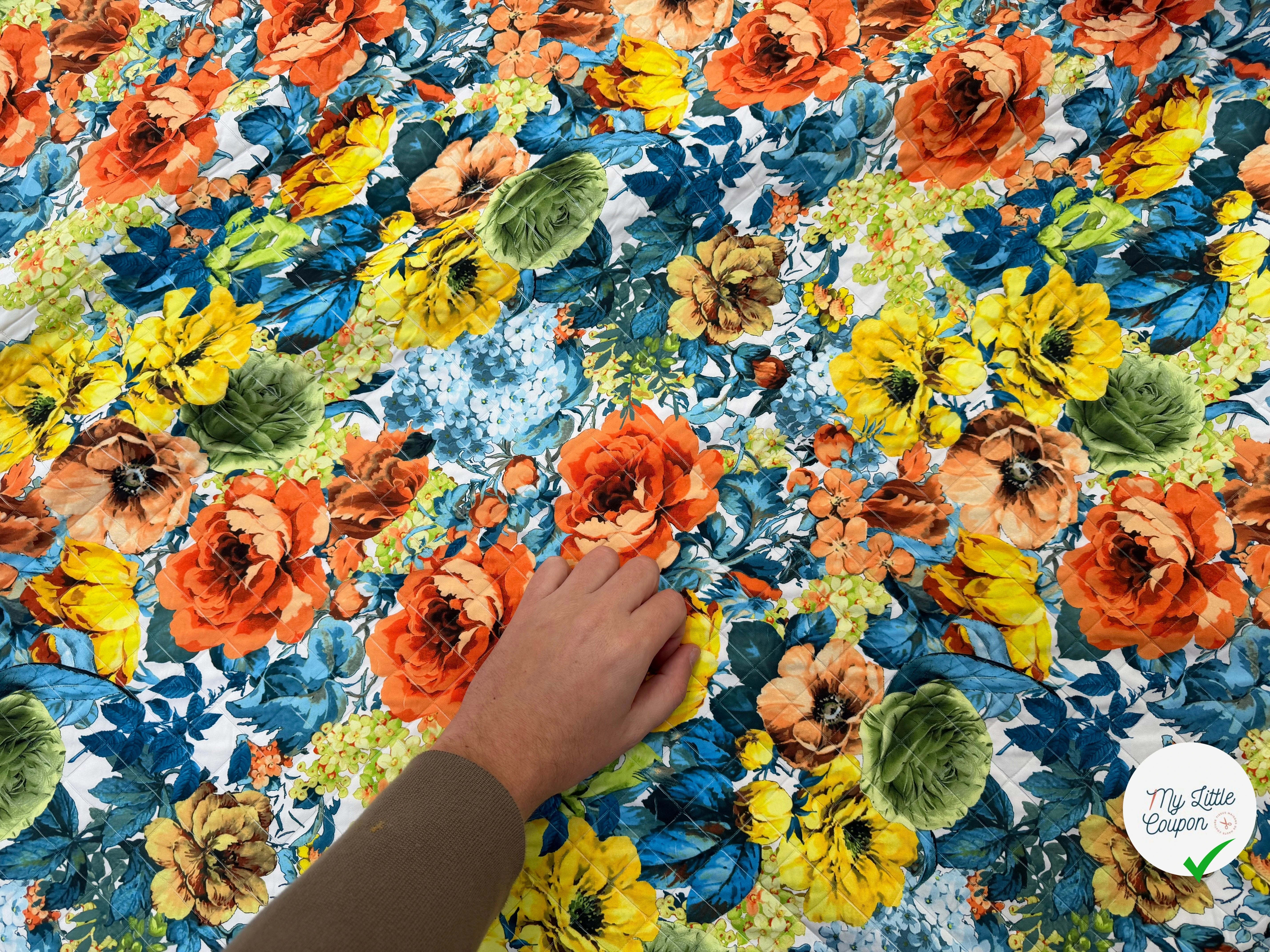 TISSU MATELASSÉ SIMPLE FACE IMPRIMÉ 3 - My Little Coupon