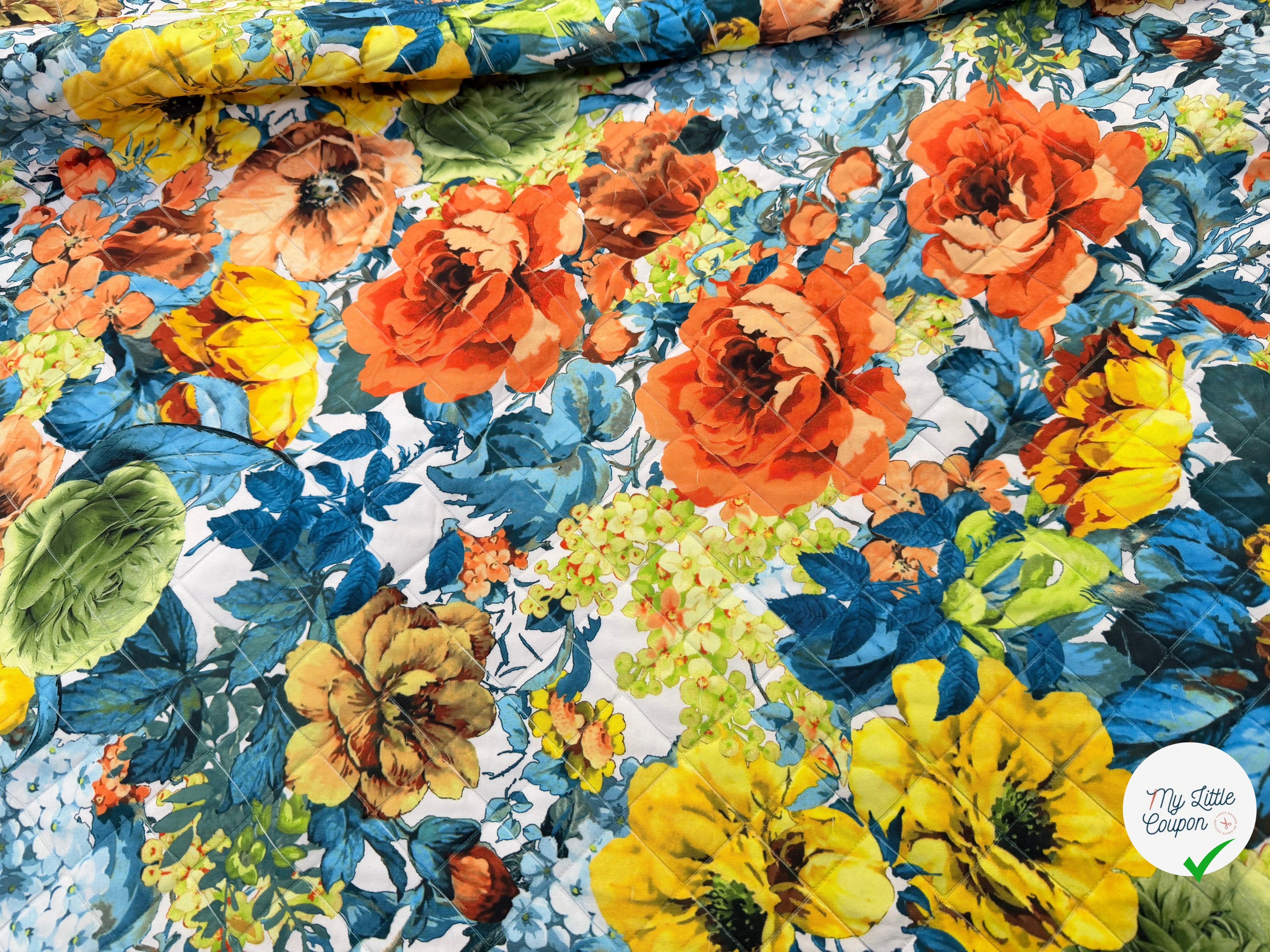 TISSU MATELASSÉ SIMPLE FACE IMPRIMÉ 3 - My Little Coupon