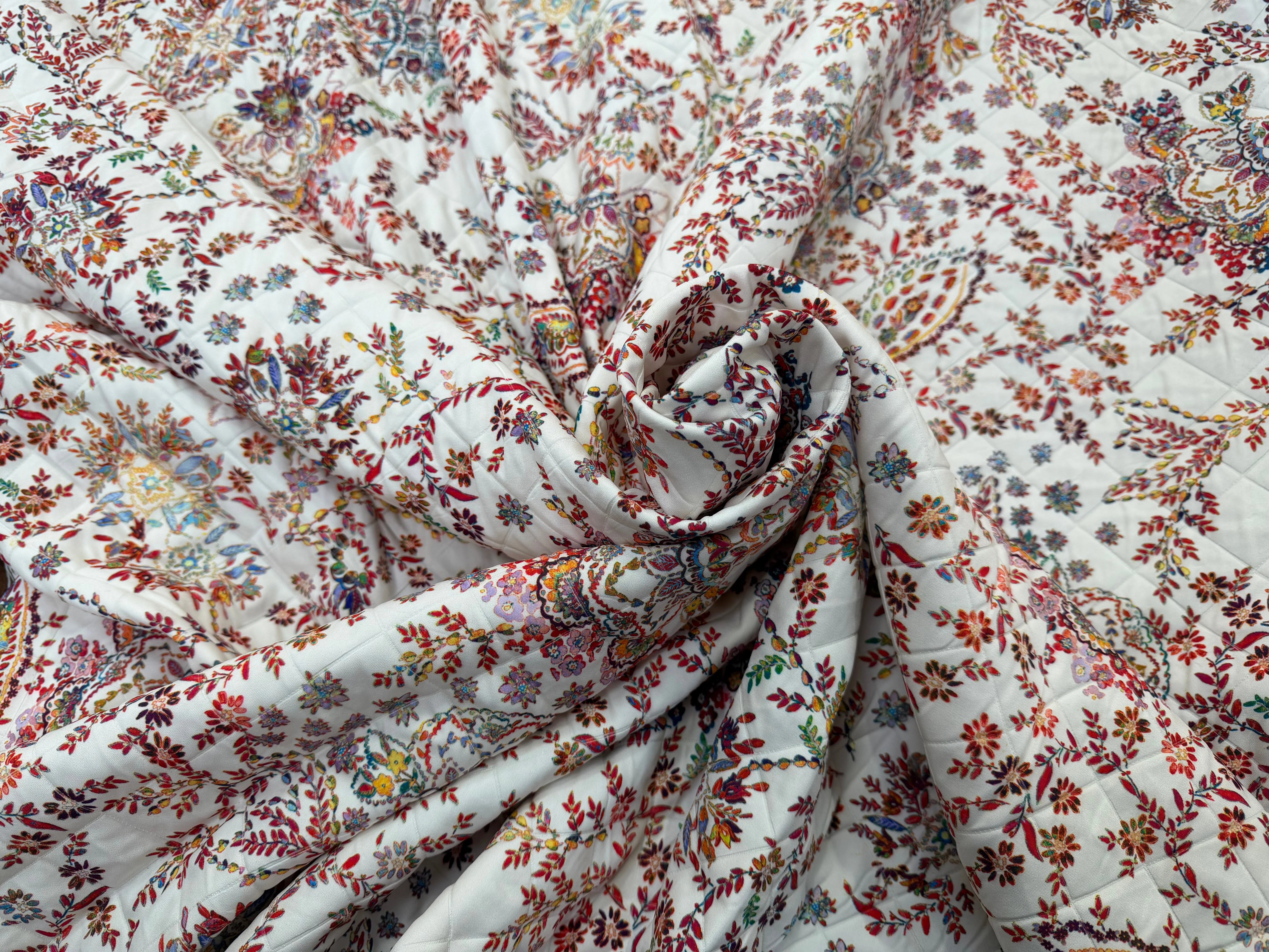 TISSU MATELASSÉ SIMPLE FACE IMPRIMÉ 4 - My Little Coupon