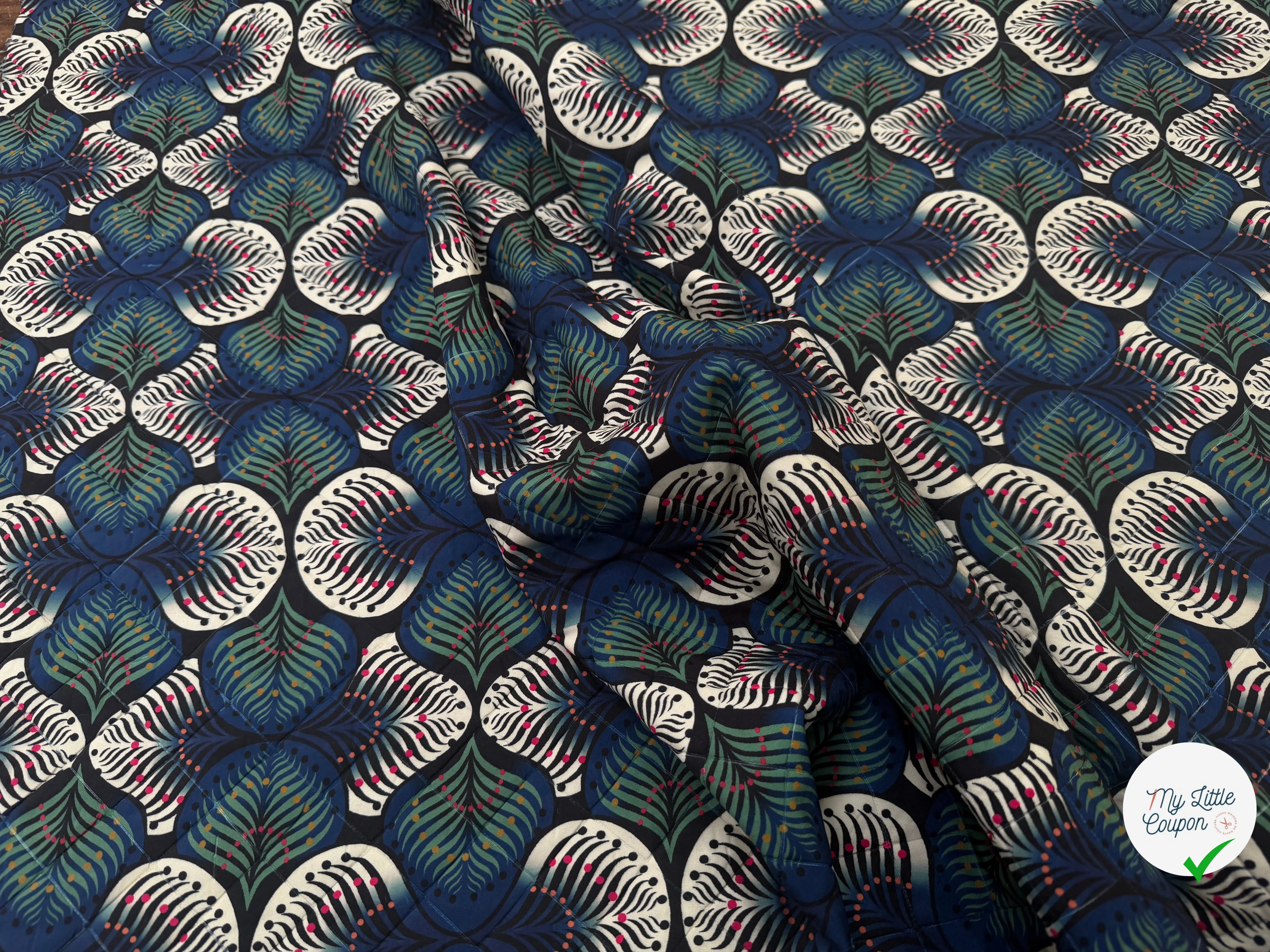 TISSU MATELASSÉ SIMPLE FACE IMPRIMÉ 5 - My Little Coupon