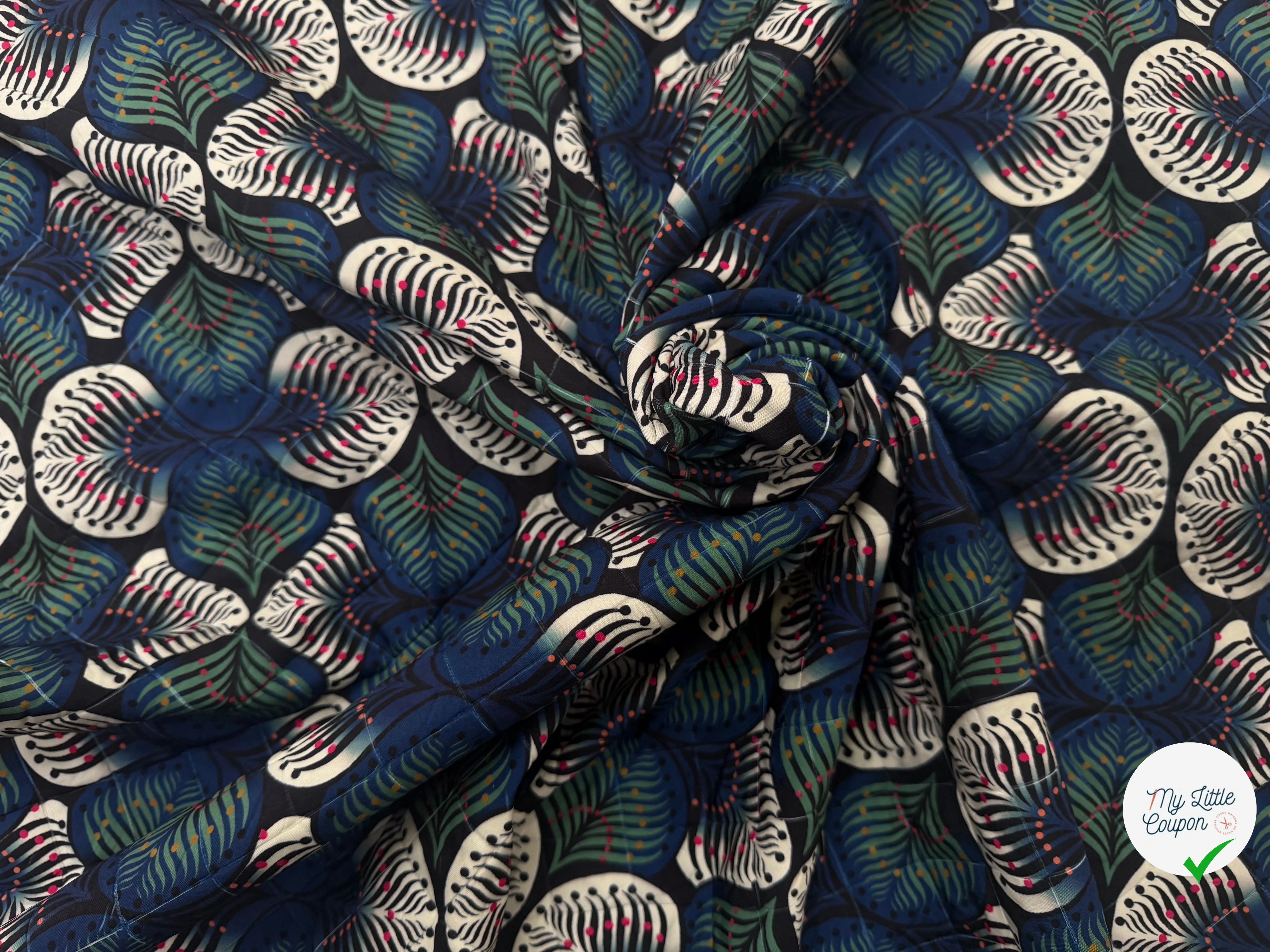 TISSU MATELASSÉ SIMPLE FACE IMPRIMÉ 5 - My Little Coupon