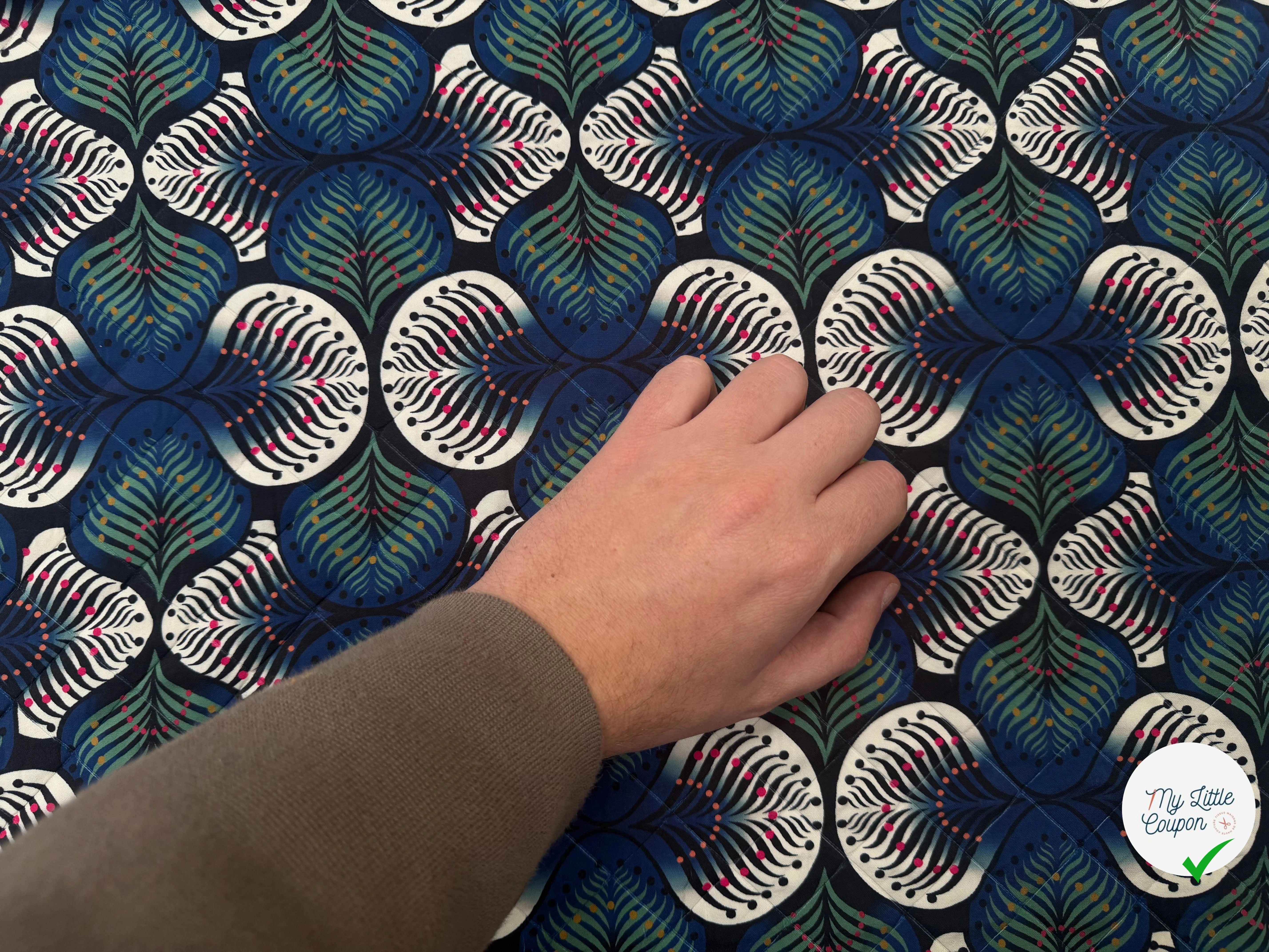 TISSU MATELASSÉ SIMPLE FACE IMPRIMÉ 5 - My Little Coupon