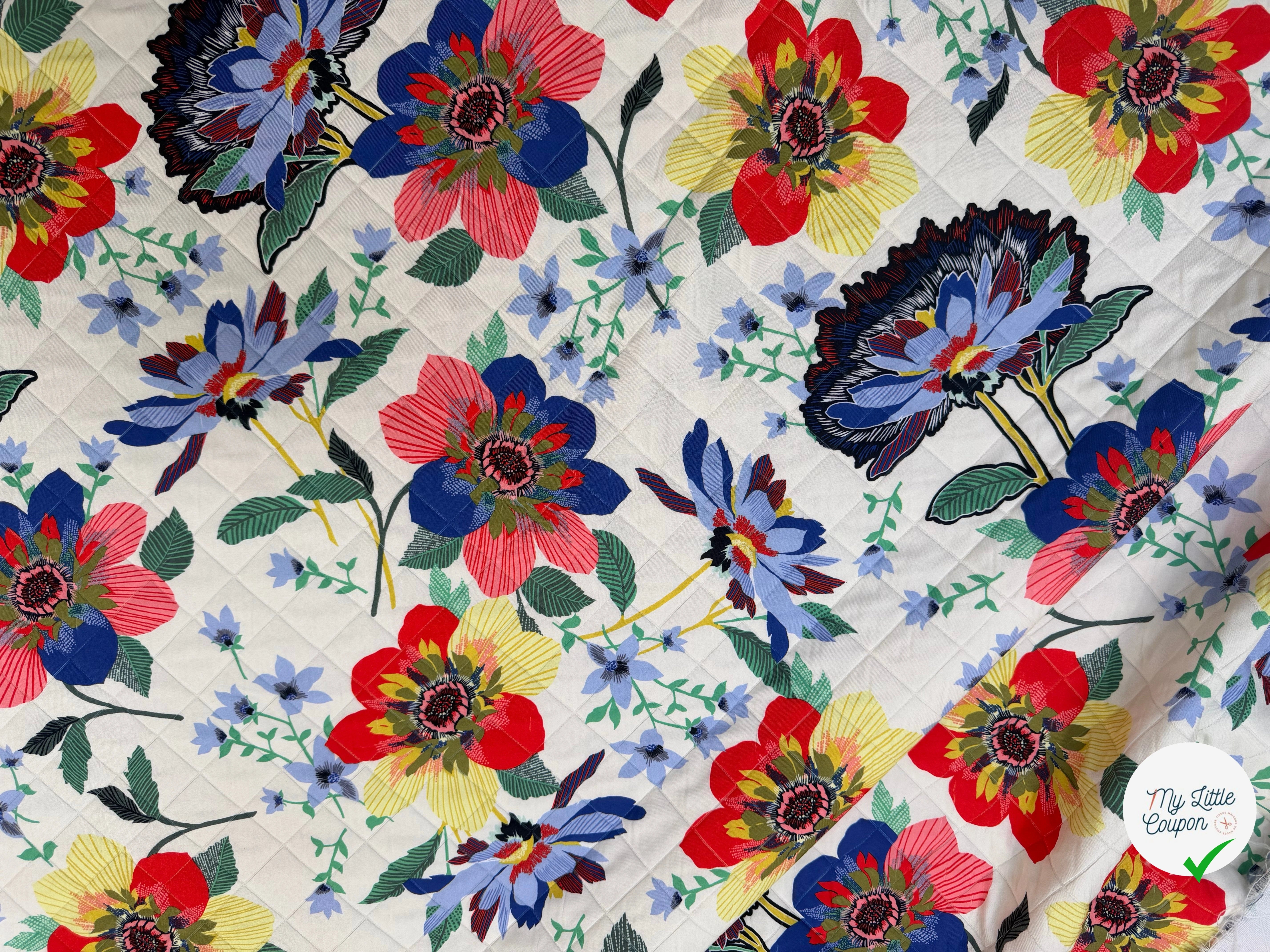 TISSU MATELASSÉ SIMPLE FACE IMPRIMÉ 8 - My Little Coupon