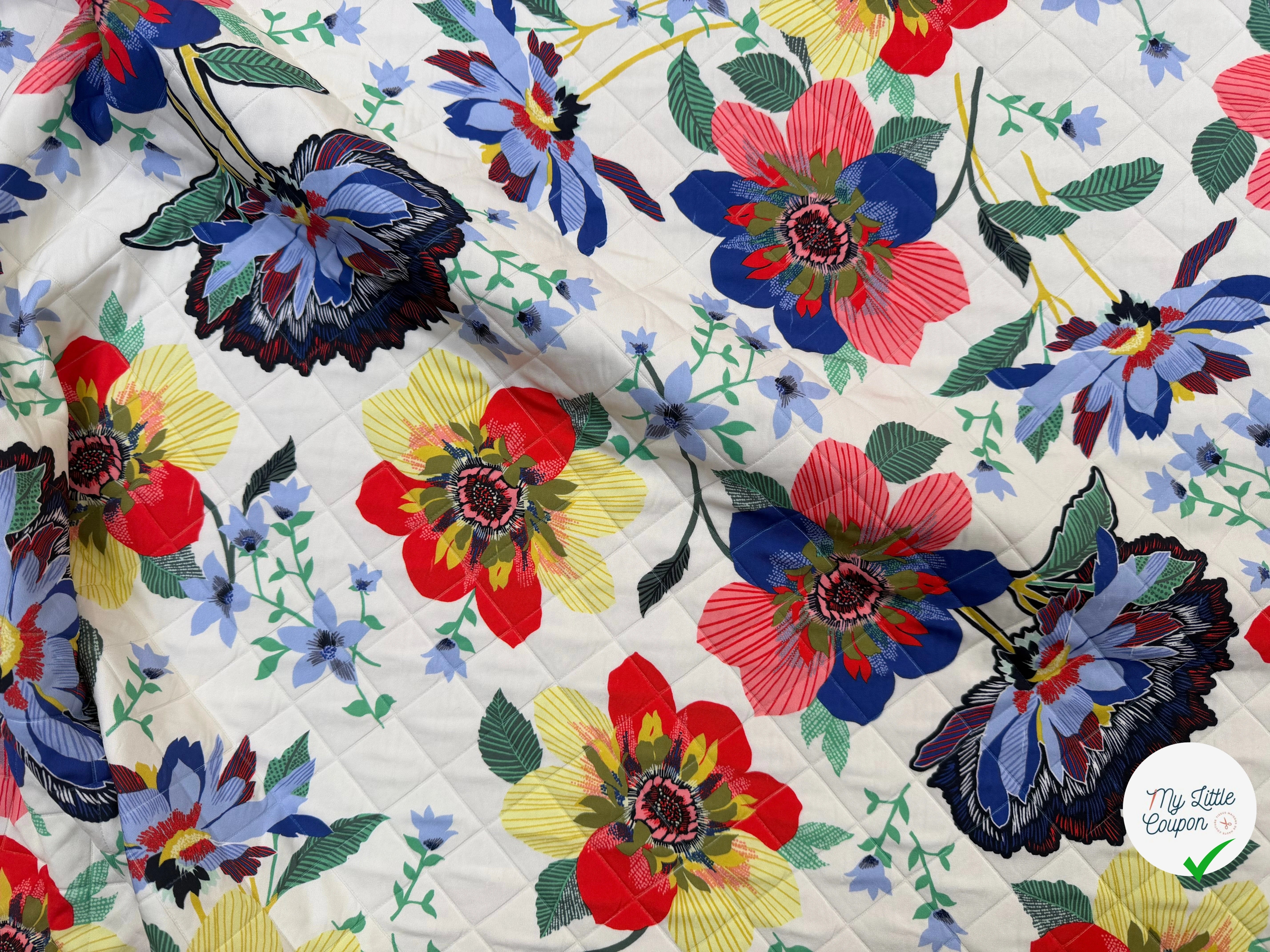 TISSU MATELASSÉ SIMPLE FACE IMPRIMÉ 8 - My Little Coupon