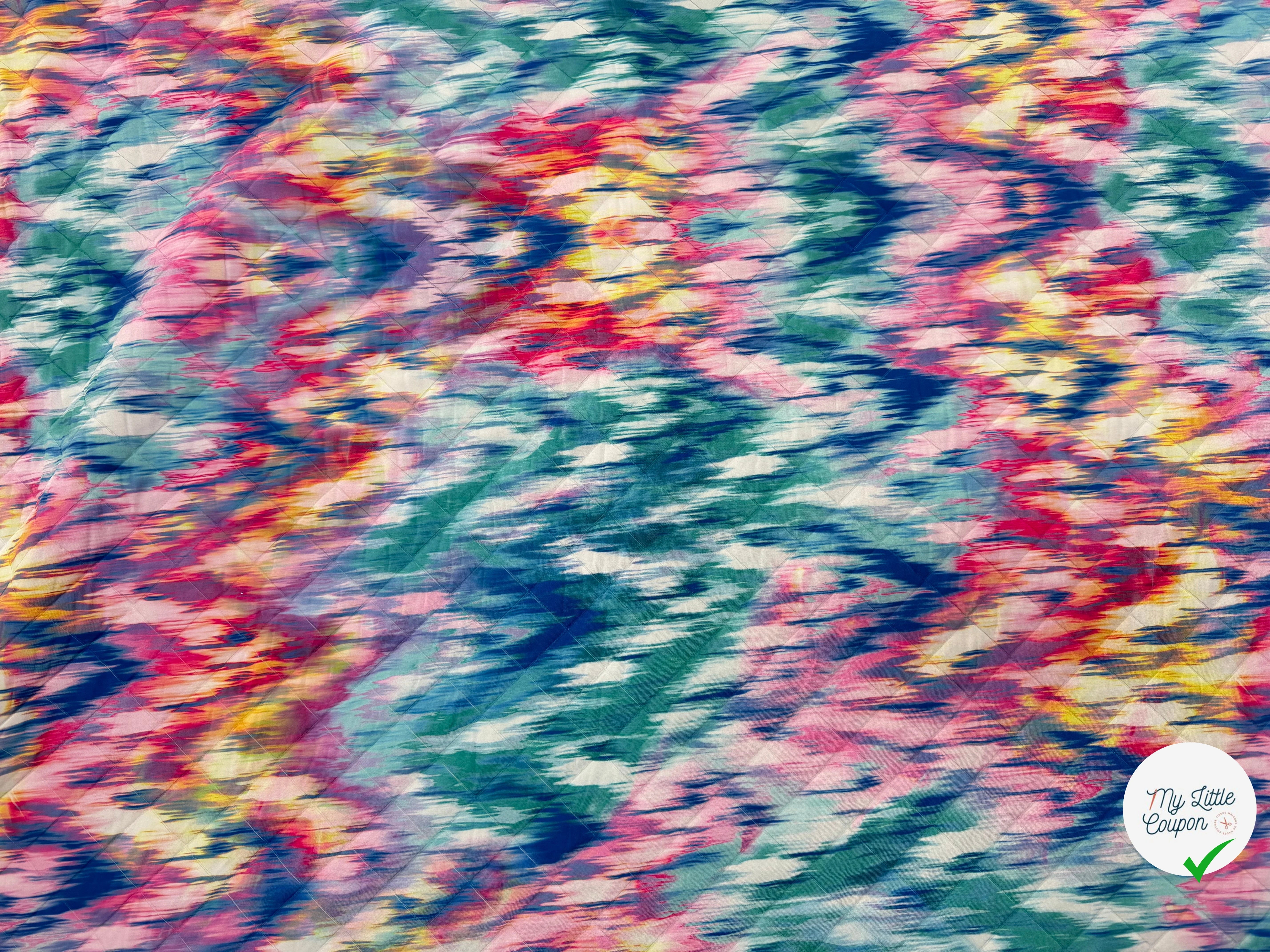 TISSU MATELASSÉ SIMPLE FACE IMPRIMÉ 9 - My Little Coupon