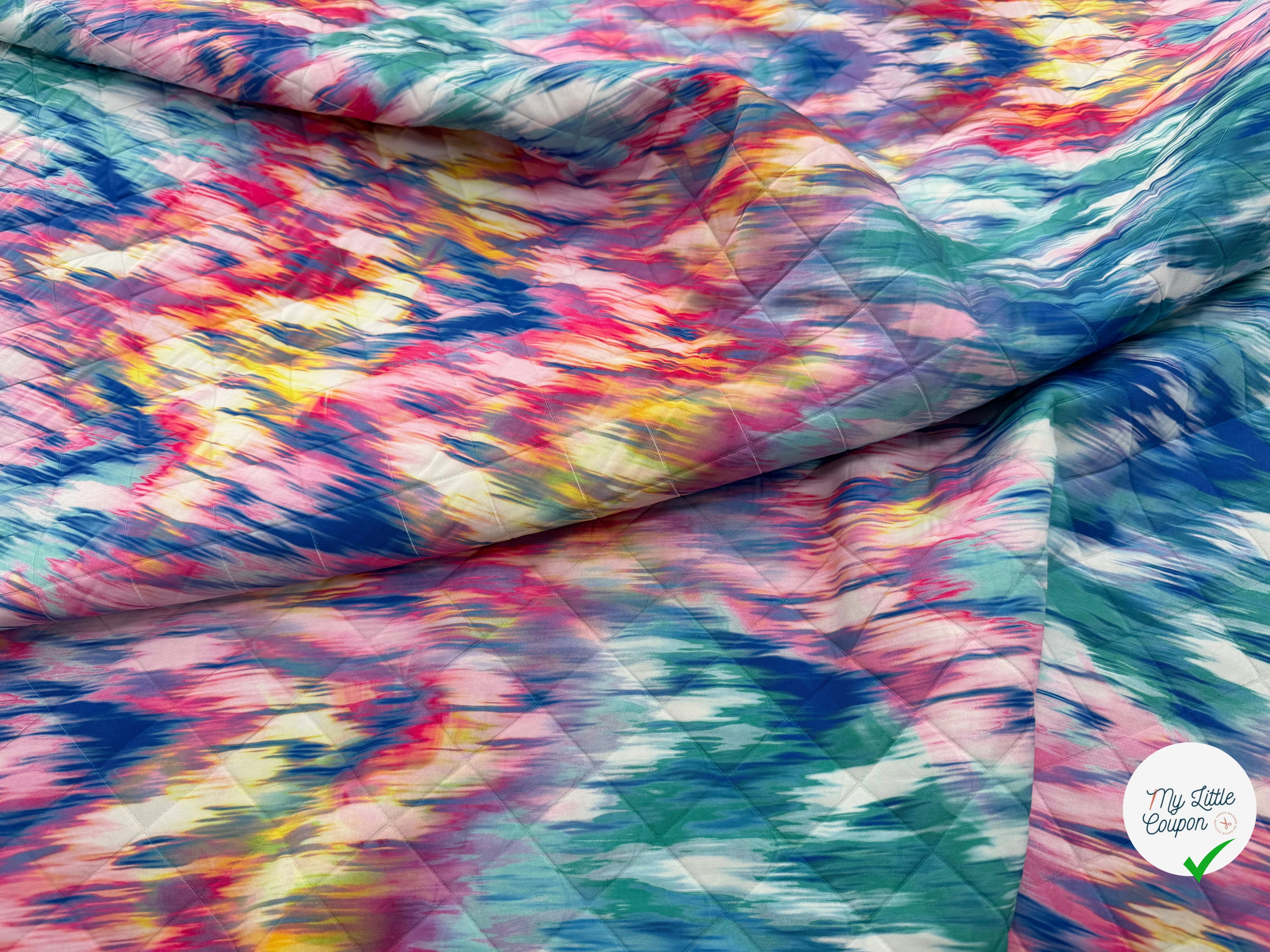 TISSU MATELASSÉ SIMPLE FACE IMPRIMÉ 9 - My Little Coupon