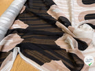 TISSU OSLO GOLD MÉTAL OMBRE CREME NOIR - My Little Coupon