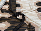 TISSU OSLO GOLD MÉTAL OMBRE CREME NOIR - My Little Coupon