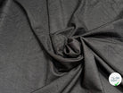 TISSU POLYVISCOSE FLUIDE SATINÉ GRIS ESPRIT DENIM - My Little Coupon