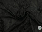 TISSU PONGÉ SOIE REBRODÉ FROUFROU NOIR PROFOND - coupon de tissu de 3 mètres - My Little Coupon - tissu - coudre